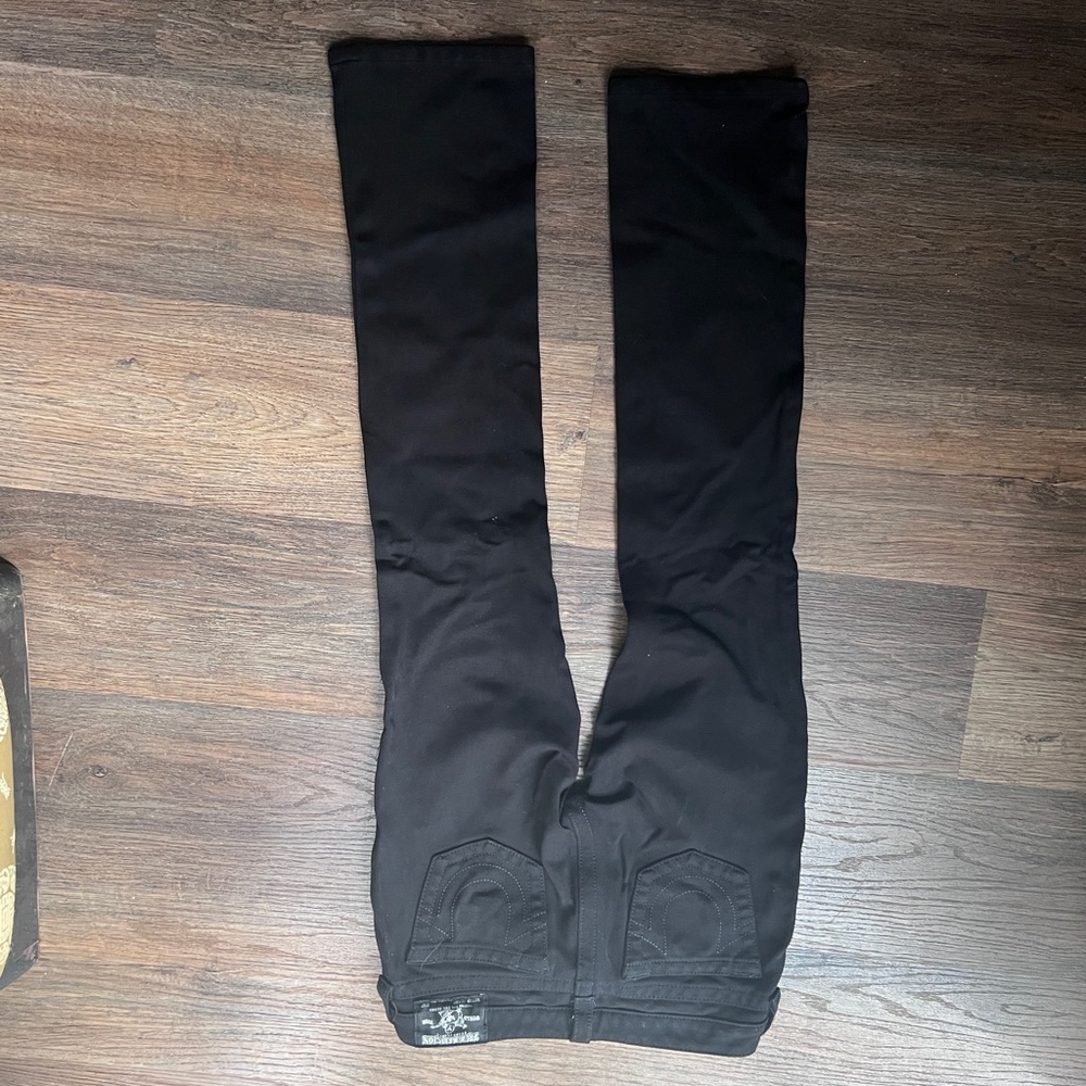 Black Pleather Pants - image 3